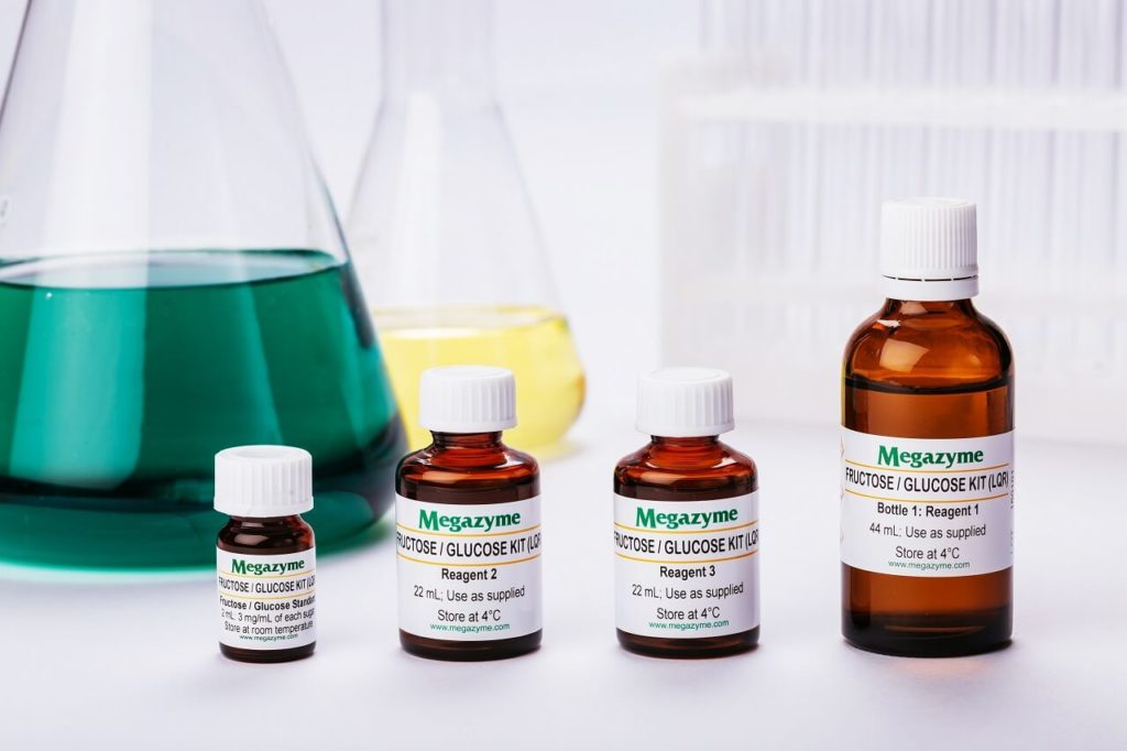 Megazyme KFRGLQR DFructose/DGlucose Assay Kit (Liquid Ready) PT