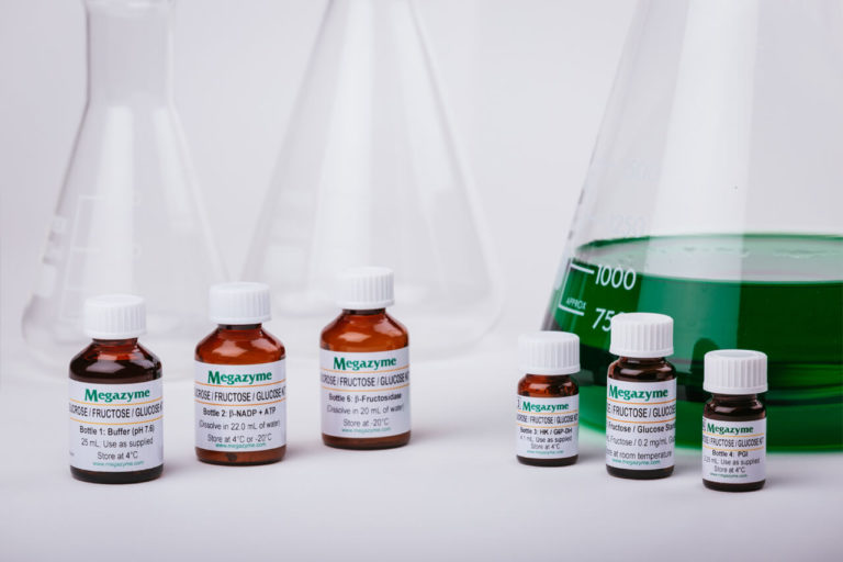Megazyme KSUFRG Sucrose/DFructose/DGlucose Assay Kit PT