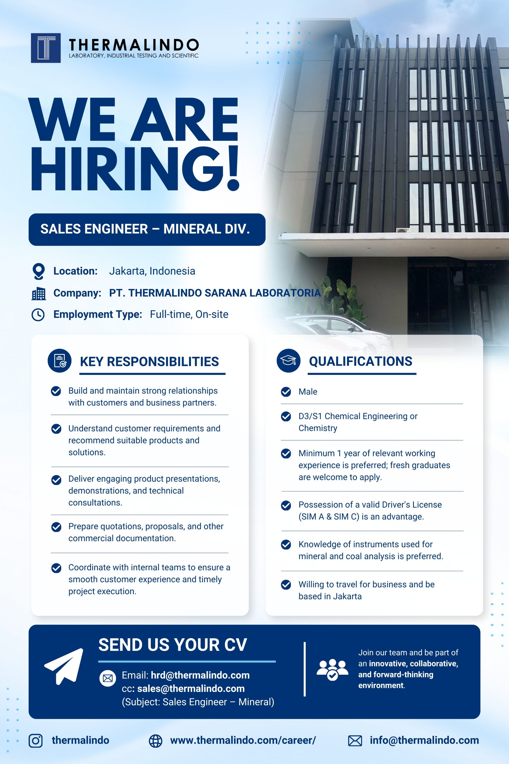 Sales Engineer – Mineral Div